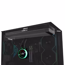 Lian Li GA II Hydroshift II LCD-C 360N Computer case Heatsink/Radiator Black