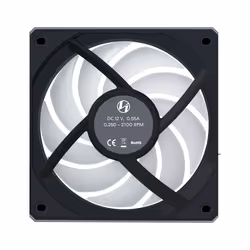 Lian Li 12RCL1W3B computer cooling system Computer case Fan 12 cm Black - Additional view 3