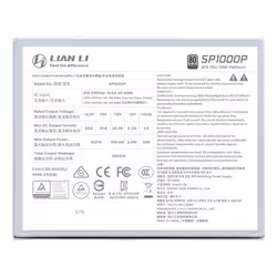 Lian Li SP1000P power supply unit 1000 W 24-pin ATX SFX White - Additional view 7