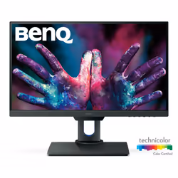 BenQ PD2500Q computer monitor 63.5 cm (25") 2560 x 1440 pixels Quad HD LCD Grey