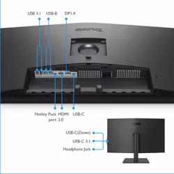 BenQ PD3205U computer monitor 80 cm (31.5") 3840 x 2160 pixels 4K Ultra HD LCD Black - Additional view 4