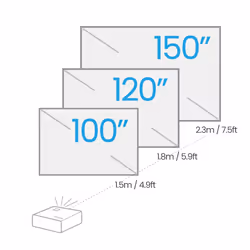 BenQ X500i Short throw projector 2200 ANSI lumens DLP UHD 4K (3840x2160) Black, White - Additional view 4
