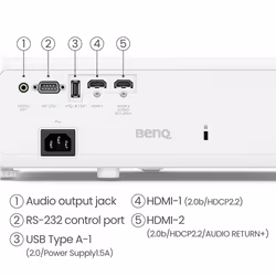 BenQ TK710 Standard throw projector 3200 ANSI lumens DLP UHD 4K (3840x2160) 3D Black, White - Additional view 6