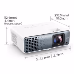 BenQ TK710STi Standard throw projector 3200 ANSI lumens DLP UHD 4K (3840x2160) 3D Black, White - Additional view 4