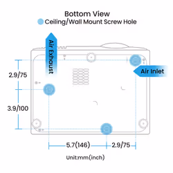 BenQ AH700ST Short throw projector 4000 ANSI lumens DLP 1080p (1920x1080) Black - Additional view 7