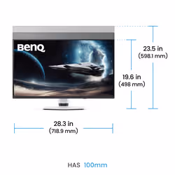 BenQ EX321UZ computer monitor 80 cm (31.5") 3840 x 2160 pixels 4K Ultra HD OLED White - Additional view 7