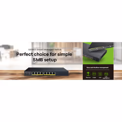 Zyxel GS1900-8 Managed L2 Gigabit Ethernet (10/100/1000) Black