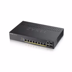 Zyxel GS1920-8HPV2 Managed Gigabit Ethernet (10/100/1000) Power over Ethernet (PoE) Black - Additional view 4