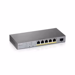 Zyxel GS1350-6HP Managed L2 Gigabit Ethernet (10/100/1000) Power over Ethernet (PoE) Grey - Additional view 4
