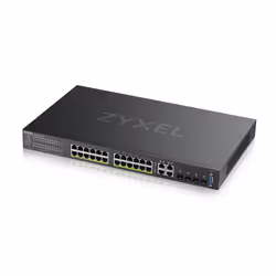 Zyxel GS2220-28HP Managed L2 Gigabit Ethernet (10/100/1000) Power over Ethernet (PoE) Black - Additional view 4