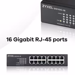 Zyxel GS1100-16 Unmanaged Gigabit Ethernet (10/100/1000) - Additional view 8