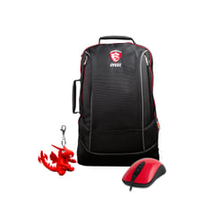MSI Gaming Xmas Pack 2016 backpack Black, Red
