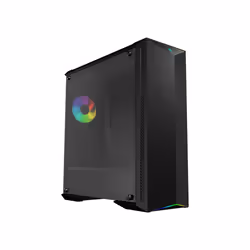 MSI MPG GUNGNIR 100 Mid Tower Gaming Computer Case 'Black, 1x 120mm ARGB + 3x 120mm Fan, Mystic Light Sync, 8 Channel ARGB Hub, Tempered Glass Panels, E-ATX, ATX, mATX, mini-ITX'