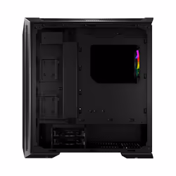 MSI MPG GUNGNIR 100 Mid Tower Gaming Computer Case 'Black, 1x 120mm ARGB + 3x 120mm Fan, Mystic Light Sync, 8 Channel ARGB Hub, Tempered Glass Panels, E-ATX, ATX, mATX, mini-ITX' - Additional view 4