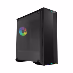 MSI MPG GUNGNIR 100 Mid Tower Gaming Computer Case 'Black, 1x 120mm ARGB + 3x 120mm Fan, Mystic Light Sync, 8 Channel ARGB Hub, Tempered Glass Panels, E-ATX, ATX, mATX, mini-ITX' - Additional view 7