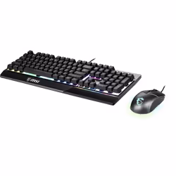MSI VIGOR GK30 COMBO RGB MEMchanical Gaming Keyboard + Clutch GM11 Gaming Mouse ' UK Layout, 6-Zone RGB Lighting Keyboard, Dual-Zone RGB Lighting Mouse, 5000 DPI Optical Sensor, RGB Mystic Light'