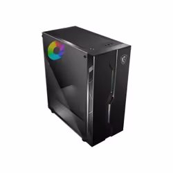 MSI MAG VAMPIRIC 010X Mid Tower Gaming Computer Case 'Black, 1x 120mm ARGB Fan, Mystic Light Sync, ARGB Hub with Remote, Tempered Glass Panel, ATX, mATX, mini-ITX'