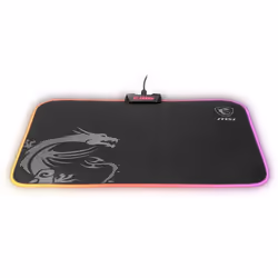 MSI AGILITY GD60 RGB Pro Gaming Mousepad '386mm x 290mm, Pro Gamer Silk Surface, Iconic Dragon design, Anti-slip and shock-absorbing rubber base, RGB edges' - Additional view 3