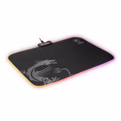 MSI AGILITY GD60 RGB Pro Gaming Mousepad '386mm x 290mm, Pro Gamer Silk Surface, Iconic Dragon design, Anti-slip and shock-absorbing rubber base, RGB edges' - Additional view 4