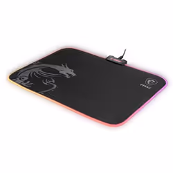 MSI AGILITY GD60 RGB Pro Gaming Mousepad '386mm x 290mm, Pro Gamer Silk Surface, Iconic Dragon design, Anti-slip and shock-absorbing rubber base, RGB edges' - Additional view 5