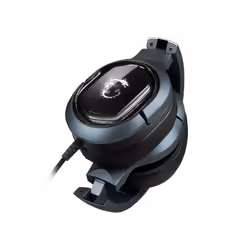 MSI IMMERSE GH50 7.1 Virtual Surround Sound RGB Gaming Headset 'Black with Ambient Dragon Logo, RGB Mystic Light, USB, inline audio controller, 40mm Drivers, detachable Mic' - Additional view 4