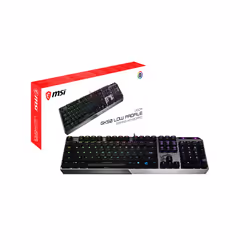 MSI VIGOR GK50 LOW PROFILE Mechanical Gaming Keyboard 'UK-Layout, KAILH Low-Profile Switches, Multi-Layer RGB LED Backlit, Tactile, Floating Key Design'