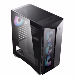 MSI MPG GUNGNIR 110R Mid Tower Gaming Computer Case Black, USB 3.2 Gen2 Type C, 4x 120mm ARGB Fan, Mystic Light Sync, 1 to 6 ARGB Control board, 2x Tempered Glass Panels, ATX, mATX, mini-ITX - Additional view 7
