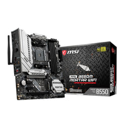 MSI MAG B550M Mortar Wifi AMD B550 Socket AM4 micro ATX