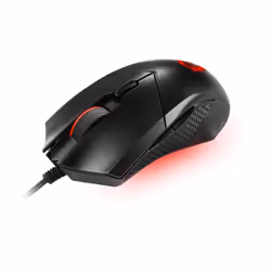 MSI CLUTCH GM08 Optical Gaming Mouse '4200 DPI Optical Sensor, 6 Programmable button, Symmetrical design, Durable switch with 10+ Million Clicks, Weight Adjustable, Red LED' - Additional view 4
