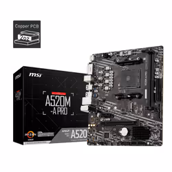 MSI A520M-A PRO motherboard AMD A520 Socket AM4 micro ATX - Additional view 5