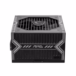 MSI MAG A550BN UK PSU '550W, 80 Plus Bronze certified, 12V Single-Rail, DC-to-DC Circuit, 120mm Fan, Non-Modular, Sleeved Cables, ATX Power Supply Unit, UK Powercord, Black' - Additional view 4