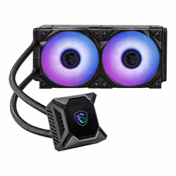 MSI MPG CORELIQUID K240 V2 Liquid CPU Cooler '240mm Radiator, 2.4'' LCD display with fan, 3x 120mm ARGB PWM Fan, Center, Supports Intel and AMD Platforms, Latest LGA 1700 ready, Cooled by ASETEK' - Additional view 5