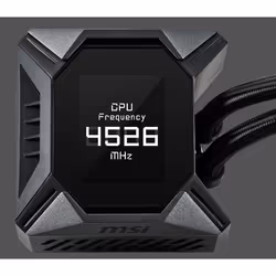 MSI MPG CORELIQUID K240 V2 Liquid CPU Cooler '240mm Radiator, 2.4'' LCD display with fan, 3x 120mm ARGB PWM Fan, Center, Supports Intel and AMD Platforms, Latest LGA 1700 ready, Cooled by ASETEK' - Additional view 6