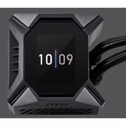 MSI MPG CORELIQUID K240 V2 Liquid CPU Cooler '240mm Radiator, 2.4'' LCD display with fan, 3x 120mm ARGB PWM Fan, Center, Supports Intel and AMD Platforms, Latest LGA 1700 ready, Cooled by ASETEK' - Additional view 8