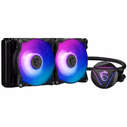 MSI MAG CORELIQUID 240R V2 Liquid CPU Cooler &#039;240mm Radiator. 2x