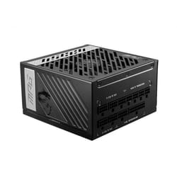 MSI MPG A1000G UK PSU '1000W, 80 Plus Gold certified, Fully Modular, 100% Japanese Capacitor, Flat Cables, ATX Power Supply Unit, UK Powercord, Black, Support Latest GPU'