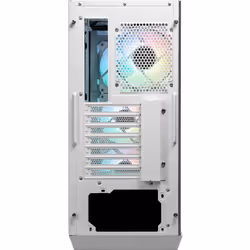 MSI MPG GUNGNIR 110R WHITE Mid Tower Gaming Computer Case 'White, 4x 120mm ARGB Fan, 1 to 6 ARGB Control board, USB Type-C, Tempered Glass, Center, ATX, mATX, mini-ITX' - Additional view 7