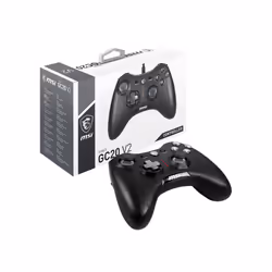 MSI FORCE GC20 V2 Gaming Controller 'PC and Android ready, Wired, adjustable D-Pad cover, Dual vibration motors, Ergonomic design, detachable cables' - Additional view 5