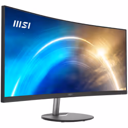 MSI Pro MP341CQ 34 Inch Curved Monitor, 1500R, UWQHD (3440 x 1440), 21:9, 100Hz, VA, 4ms, HDMI, VGA, Built-in Speakers, Anti- ...