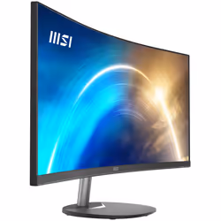 MSI Pro MP341CQ 34 Inch Curved Monitor, 1500R, UWQHD (3440 x 1440), 21:9, 100Hz, VA, 4ms, HDMI, VGA, Built-in Speakers, Anti-Glare, Anti-Flicker, Less Blue light, TÜV Certified, VESA, Kensington, Black - Additional view 7