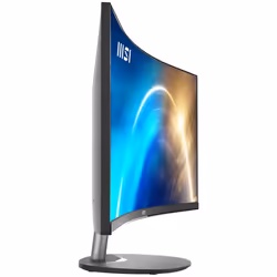 MSI Pro MP341CQ 34 Inch Curved Monitor, 1500R, UWQHD (3440 x 1440), 21:9, 100Hz, VA, 4ms, HDMI, VGA, Built-in Speakers, Anti-Glare, Anti-Flicker, Less Blue light, TÜV Certified, VESA, Kensington, Black - Additional view 8