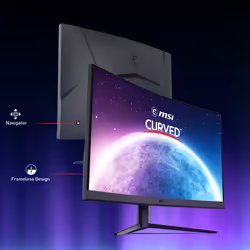 MSI G32CQ4DE E2 computer monitor 80 cm (31.5") 2560 x 1440 pixels Wide Quad HD LCD Black