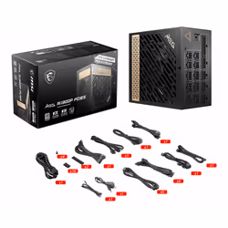MSI MEG AI1300P PCIE5 power supply unit 1300 W 24-pin ATX ATX Black - Additional view 5