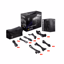 MSI MPG A1000G PCIE5 power supply unit 1000 W 20+4 pin ATX ATX Black - Additional view 5