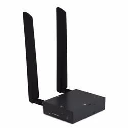 BECbyBILLION 4G LTE Industrial Router with, Ethernet WAN, Fast Ethernet, SIM card slot, Black