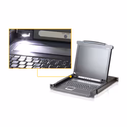 ATEN 19" LCD Console (USB - PS/2 VGA) - Additional view 4