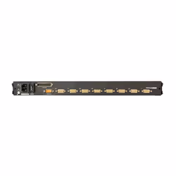 ATEN 8-Port 19" LCD KVM Switch (USB - PS/2 VGA) with USB Peripheral port - Additional view 2