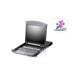 ATEN 16-Port 19" LCD Cat5e/6 KVM Over IP Switch (Dual Rail)
