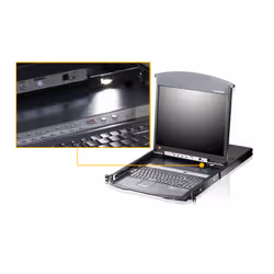 ATEN 16-Port 19" LCD Cat5e/6 KVM Over IP Switch (Dual Rail) - Additional view 4