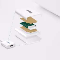 ATEN DisplayPort to HDMI converter, PC: Up to UXGA / HDTV: Up to 1080i,1080p - Additional view 4